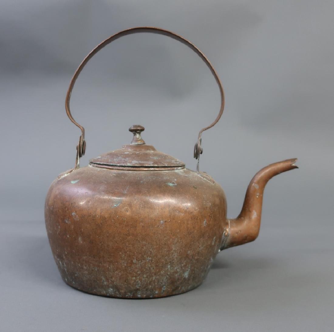 American Copper Kettle, Early 19th c. (1 of 1)