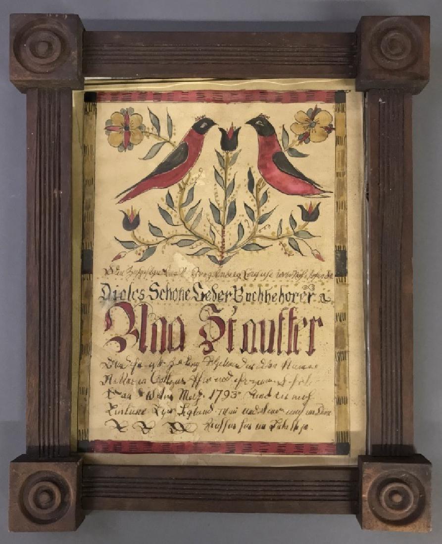 Contemporary Pennsylvania German Fraktur (1 of 1)