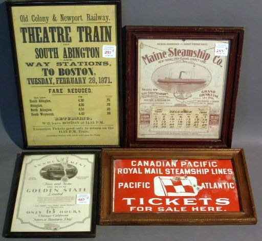 Maine Steamship Co. single sheet calendar Dec. 1