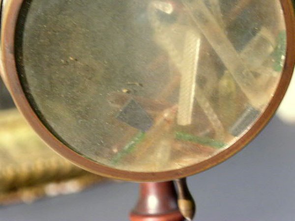 Kaleidoscope, leather cased with brass fittings an - 3