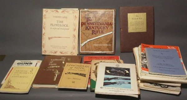 Box lot books- firearms, etc.