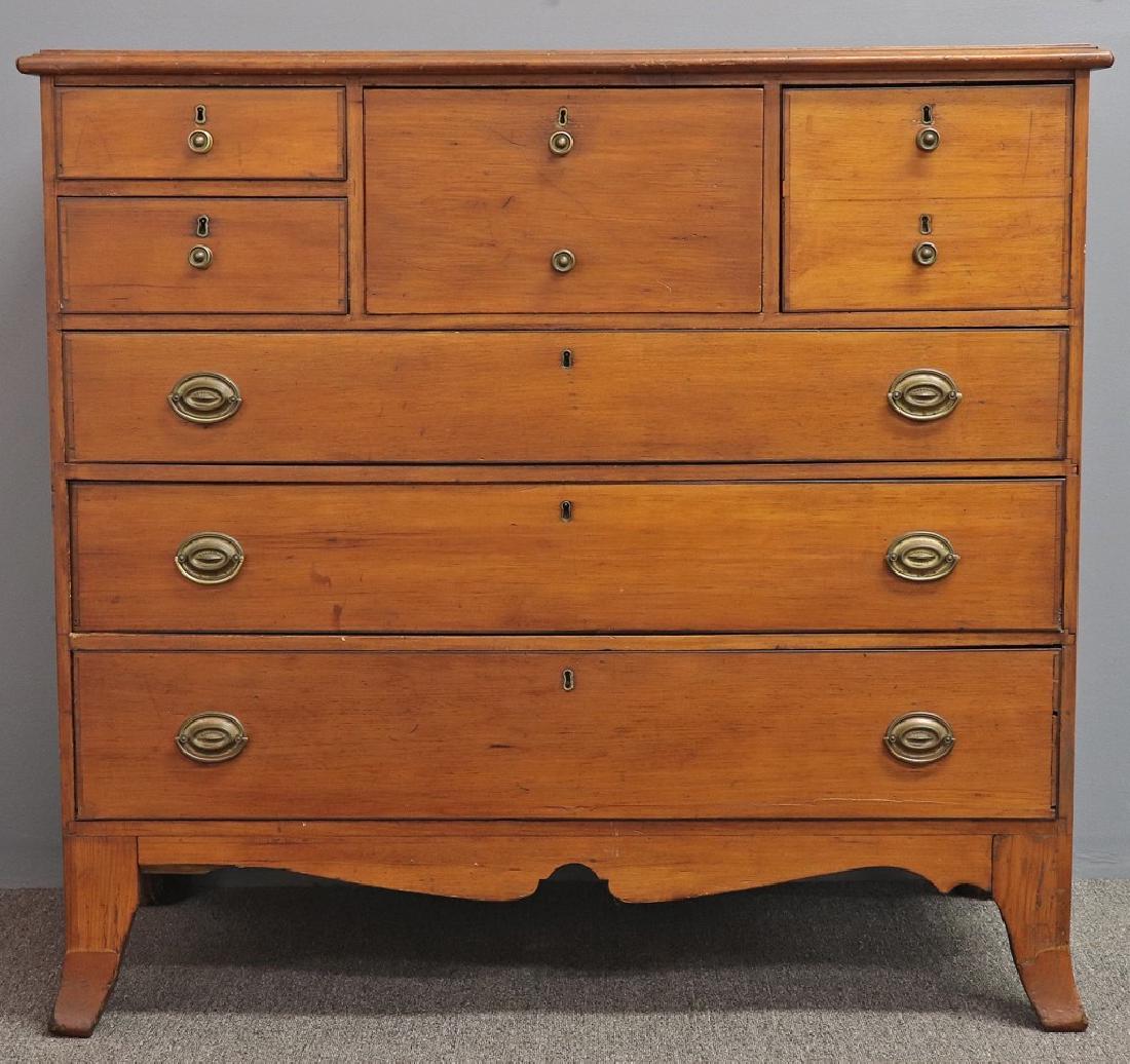 Hepplewhite English Pine Chest Of Drawers Jun 29 2019