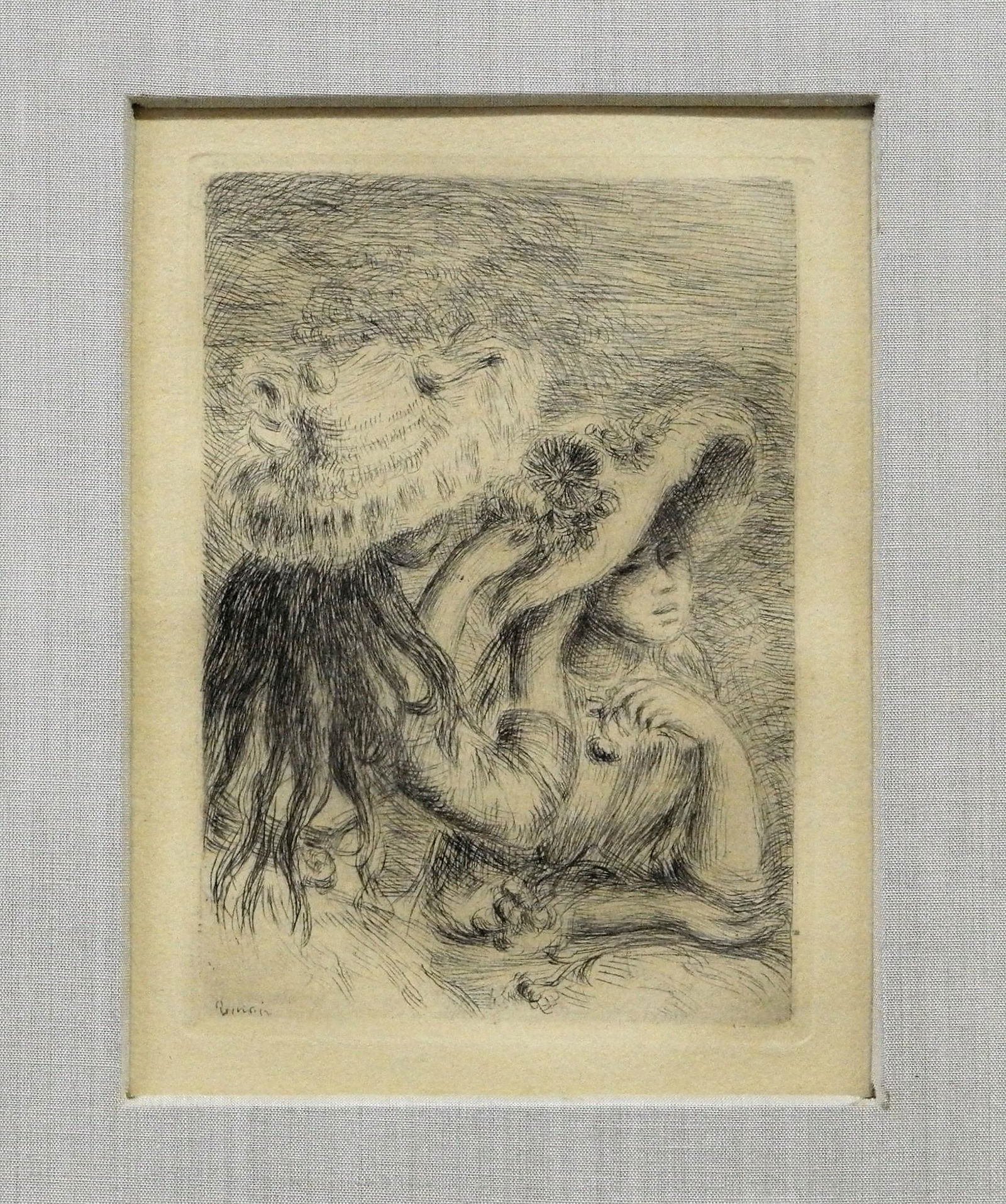 Renoir Vintage Etching (1 of 2)