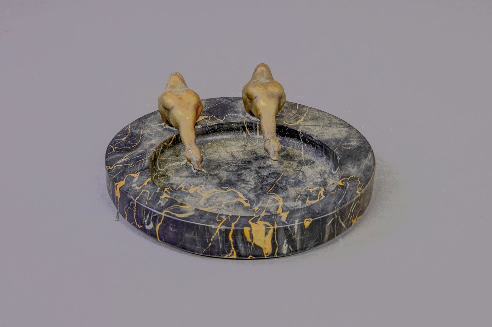 Black Marble Ashtray (1 of 1)