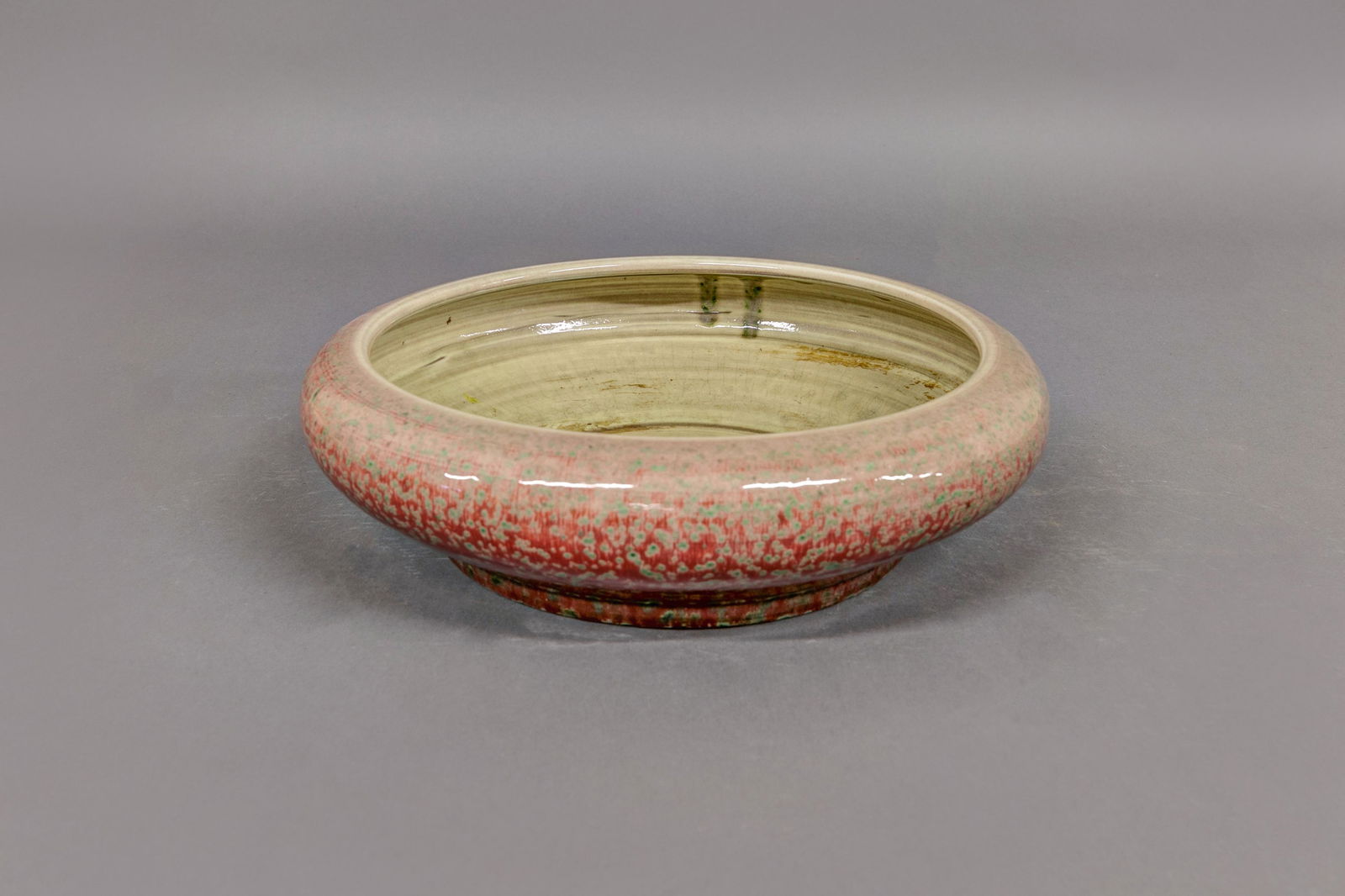 Chinese Brush Wash Glazed Bowl (1 of 2)