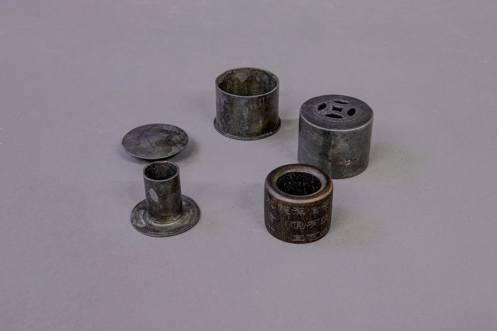 Chinese Carved Archer Thumb Ring (1 of 2)