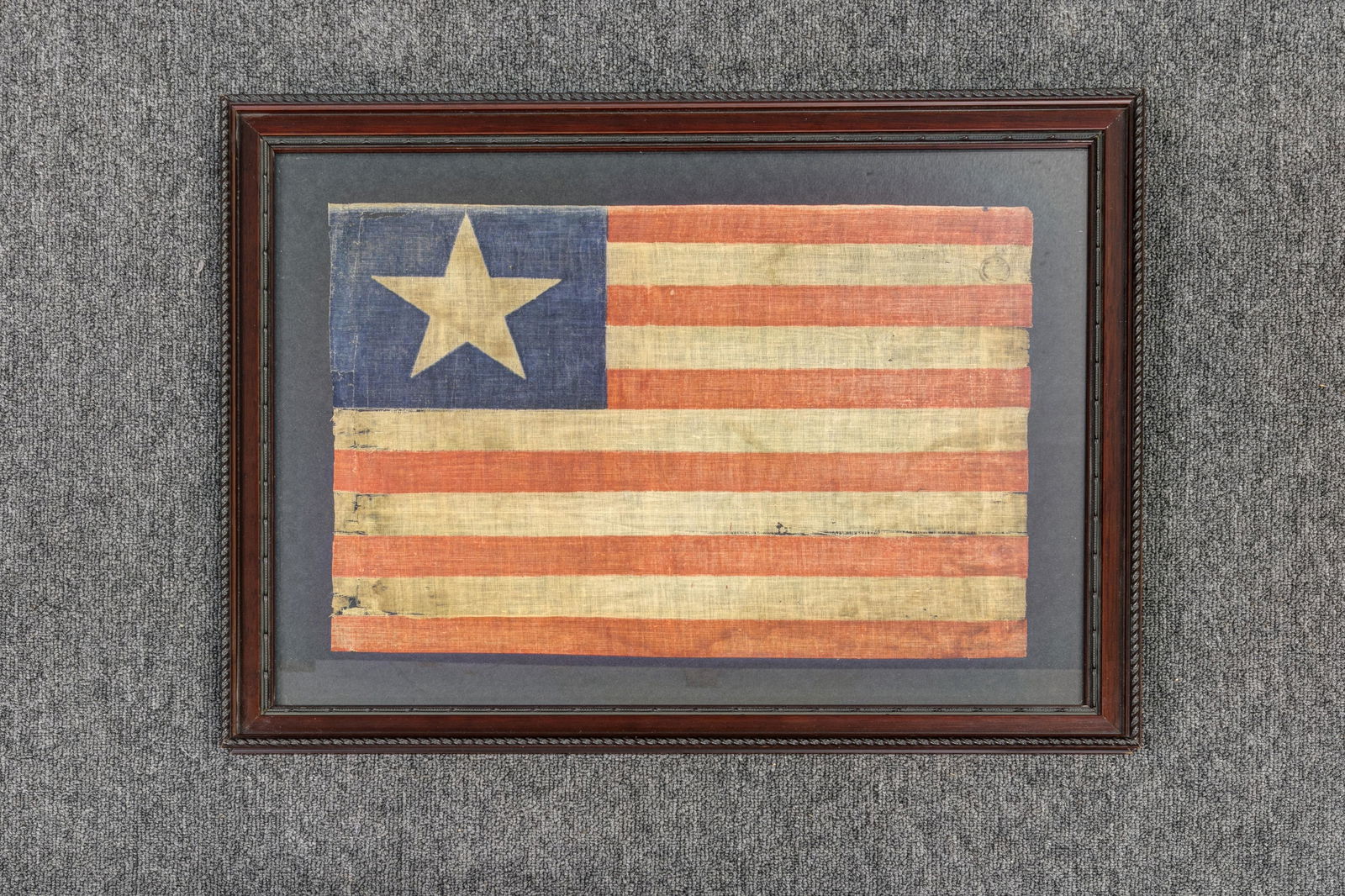 Framed One Star Flag (1 of 1)