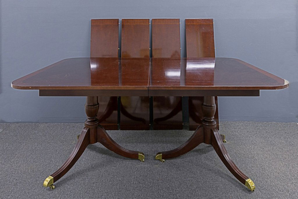 Kindel Mahogany Double Pedestal Dining Table (1 of 2)