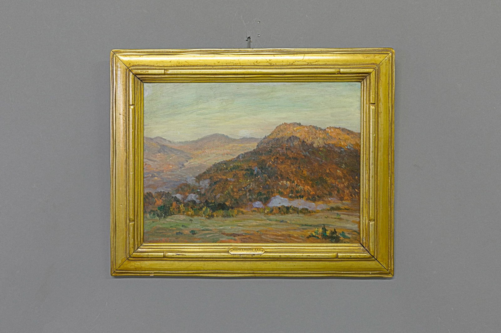 Joseph Henry Boston Oil on Panel Adirondacks (1 of 3)