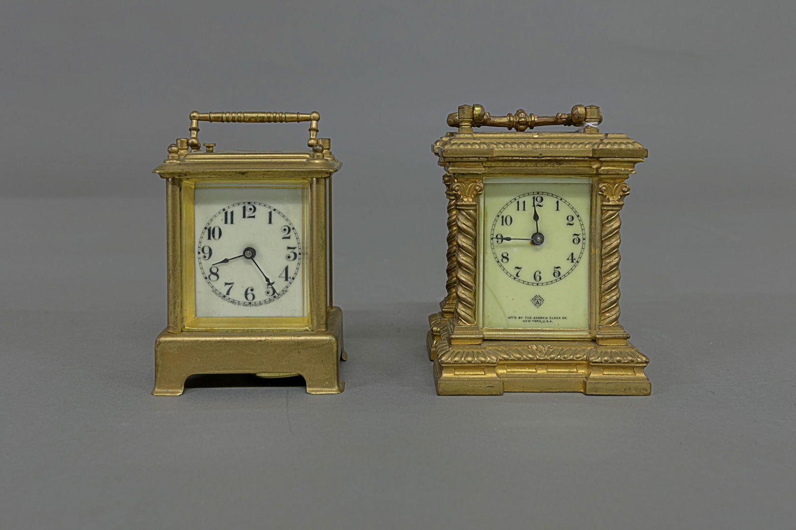 Ansonia Brass Cased Carriage Clock (1 of 2)
