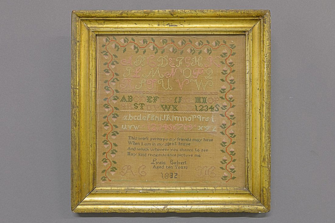 Wool on Linen Sampler (1 of 2)