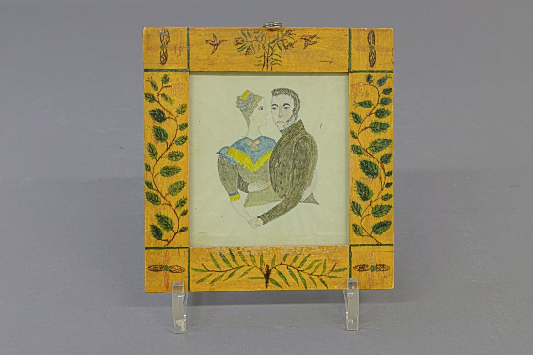 Early New England Watercolor (1 of 2)