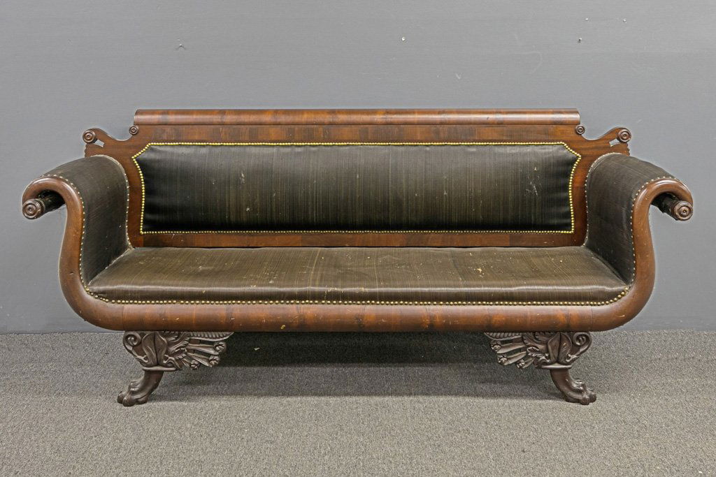 Mahogany Empire Sofa (1 of 3)