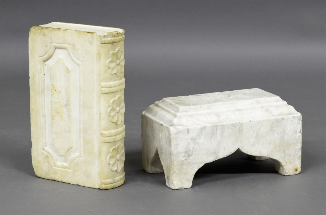 Carved Marble Doorstops (1 of 2)