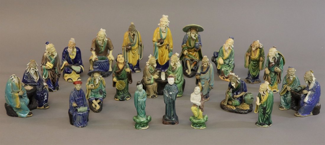Collection of Chinese Mud Figures (1 of 2)