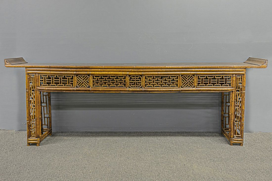 Chinese Bamboo Altar Table (1 of 1)