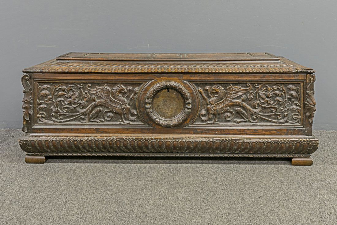 Italian Walnut Cassone (1 of 5)