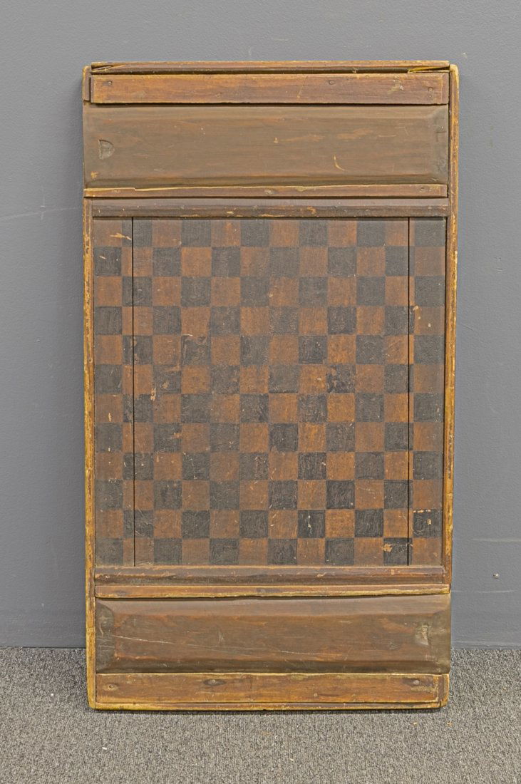 Early Paint Decorated Game Board (1 of 2)