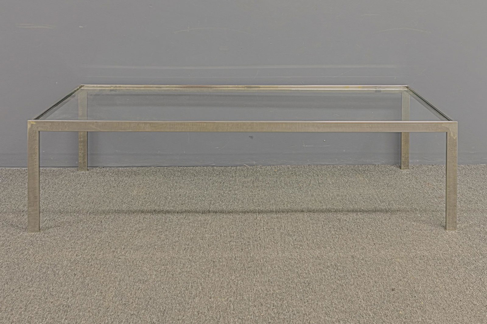 Chrome and Glass Coffee Table (1 of 1)
