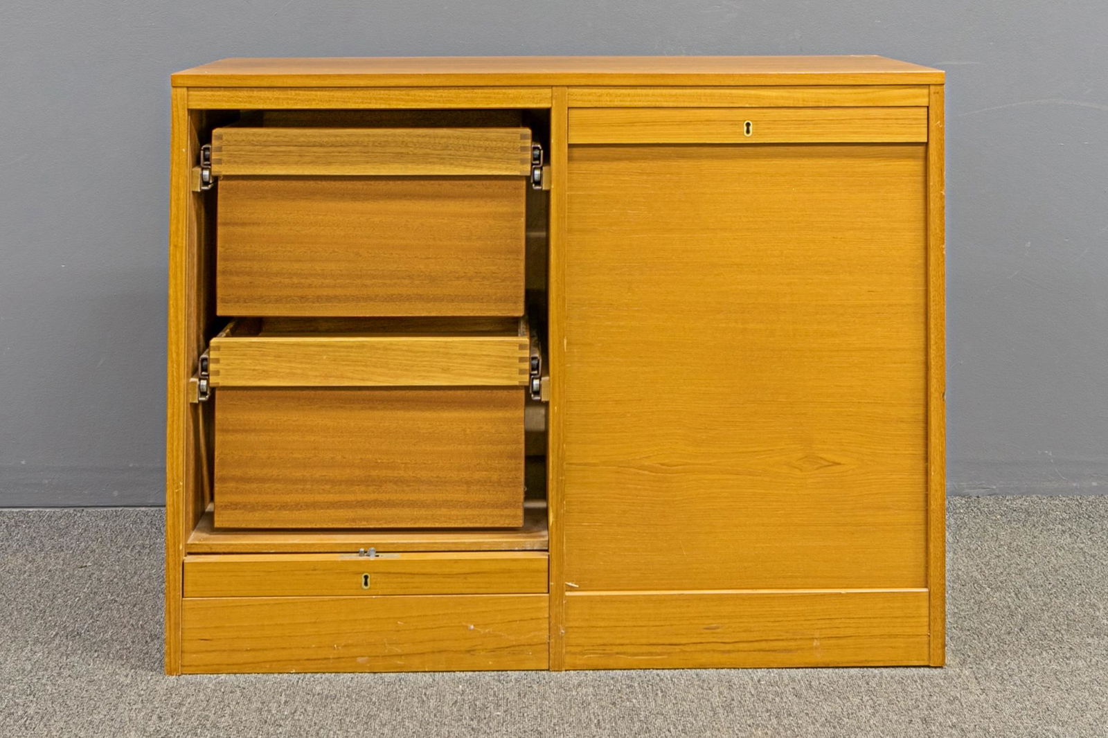 Danish Modern File Cabinet (1 of 3)