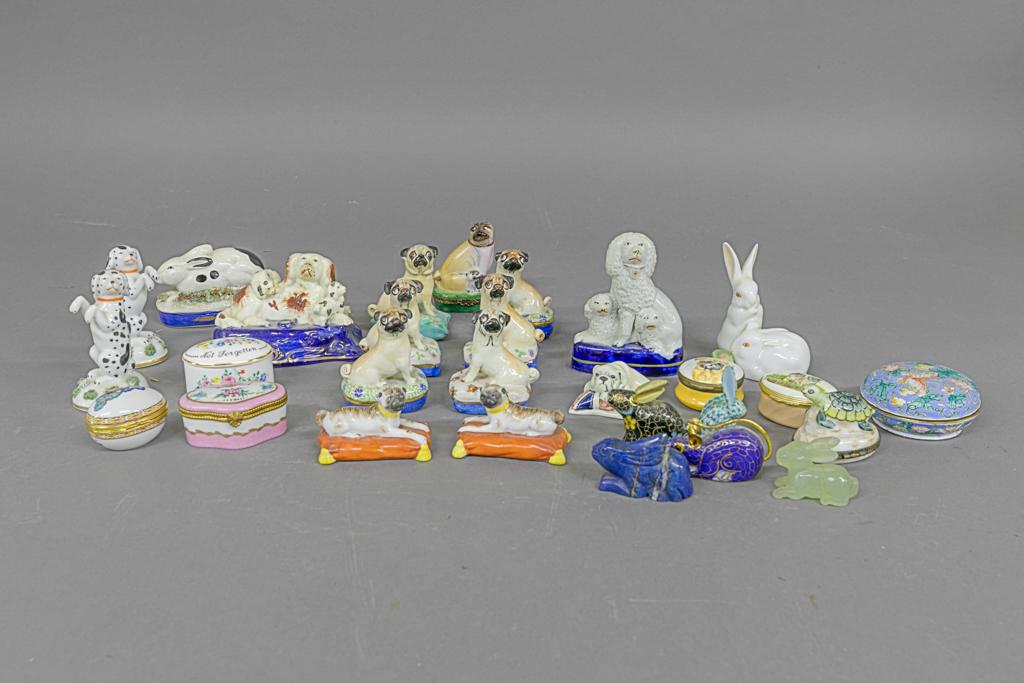 Miniature Ceramic Animal Figures (1 of 2)