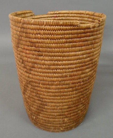 Southwest Indian style basket. 14.25"h.