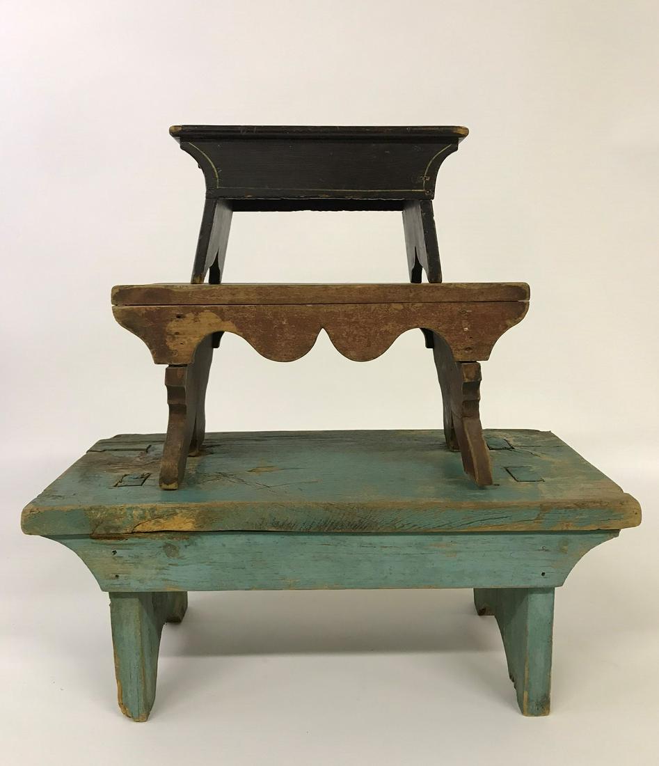 Mortised Foot Stools etc. (1 of 20)