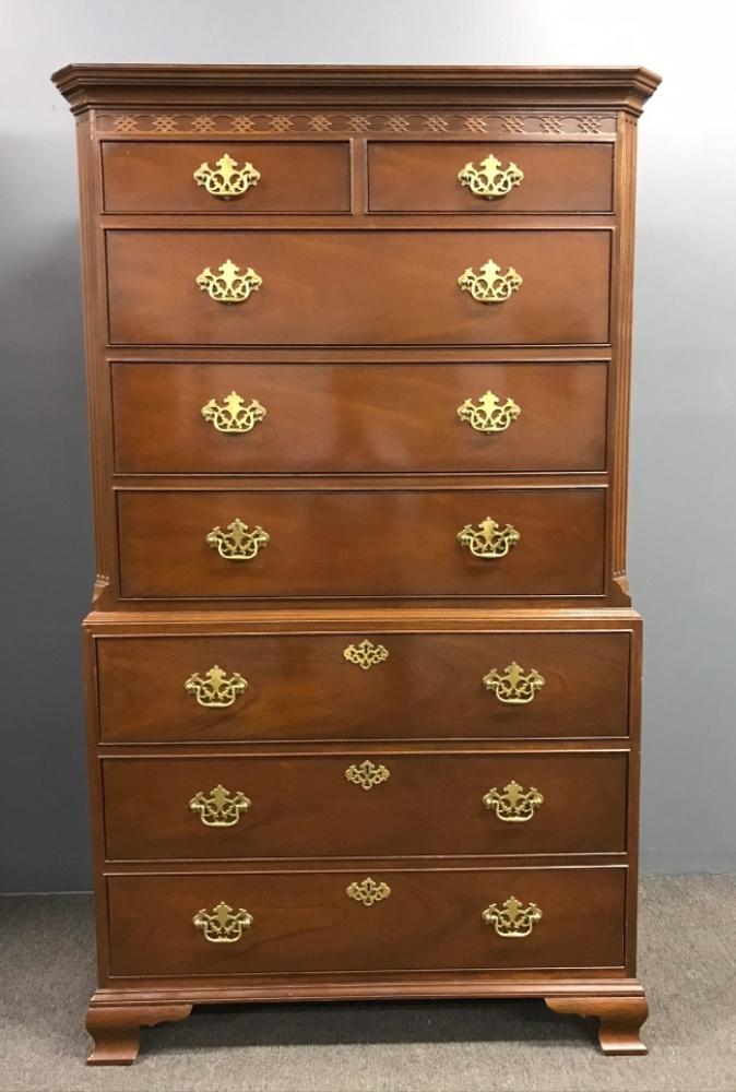 Chippendale Style Chest-on-Chest (1 of 3)