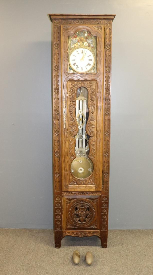 French Walnut Tall Case Clock (1 of 5)