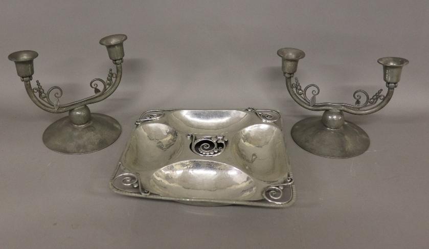 Art Nouveau Candle Holders etc. (1 of 4)
