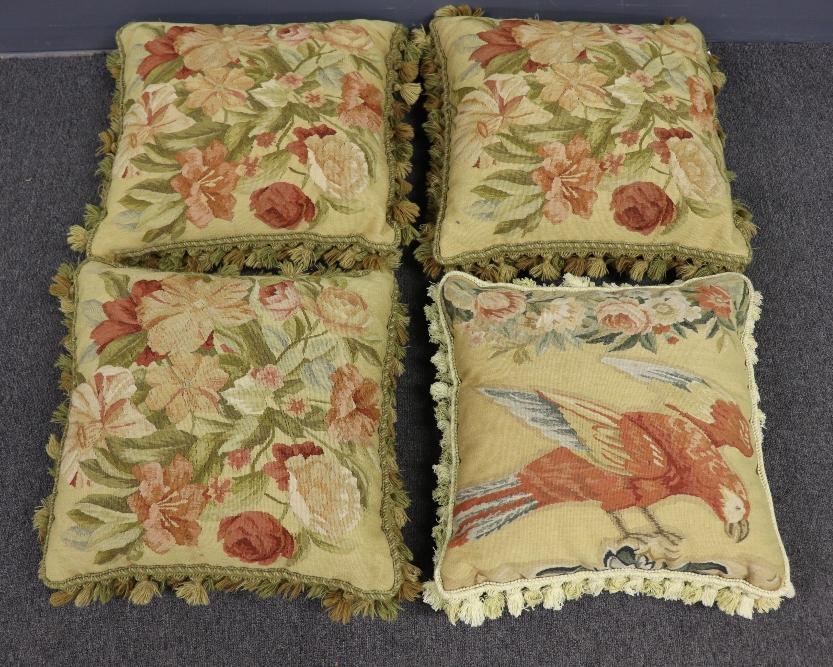 Set of Four Tapestry Pillows (1 of 5)