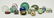 Sixteen Glass Paperweights