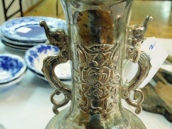 Chinese blue and white ginger jar converted to a - 6