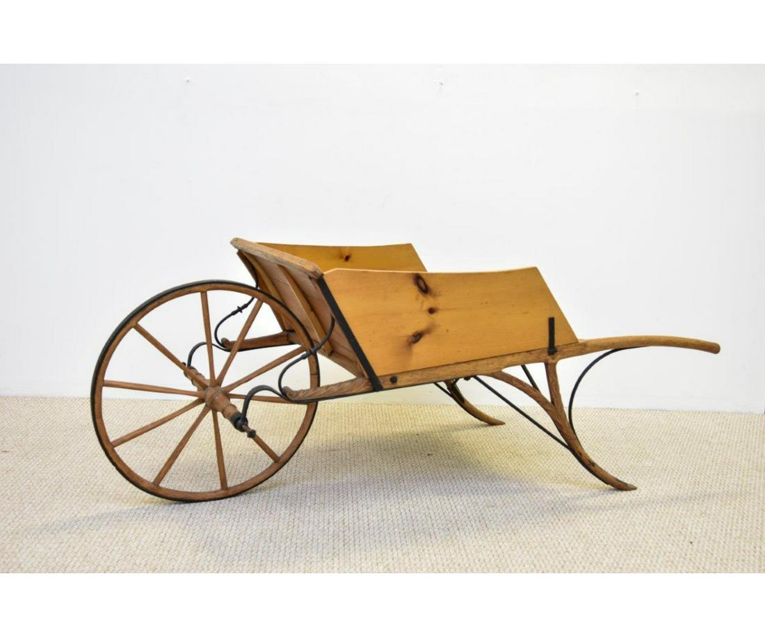 Wheel Barrow with Ironwork Carvings (1 of 6)