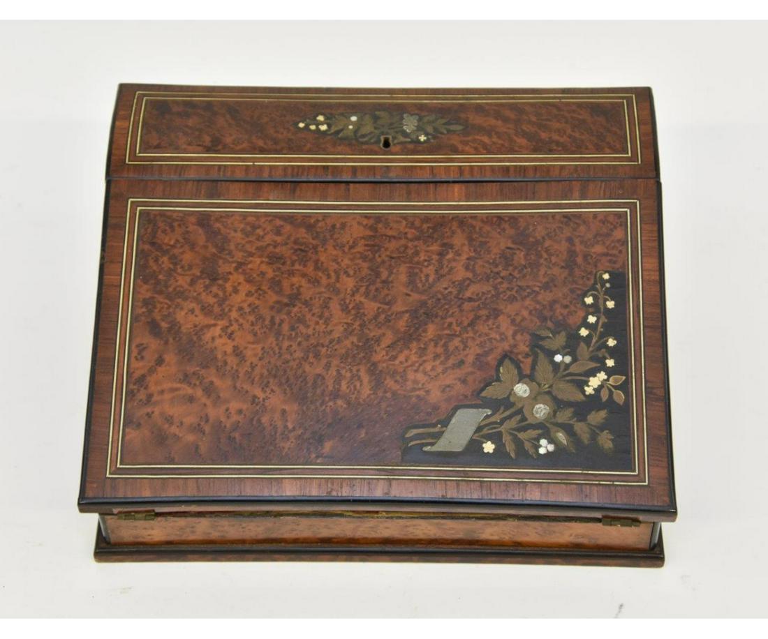 Burl Wood Lap Desk (1 of 7)