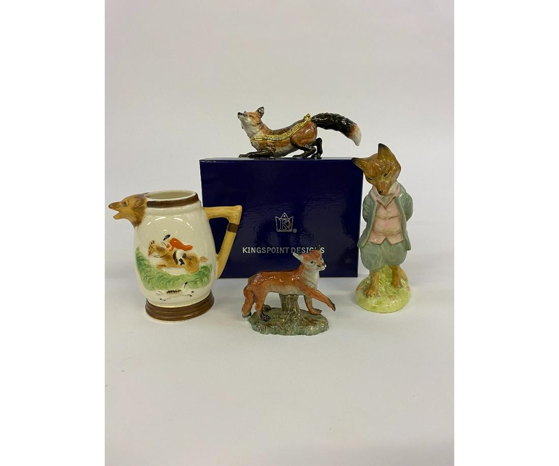 Meissen Porcelain Fox etc. (1 of 9)