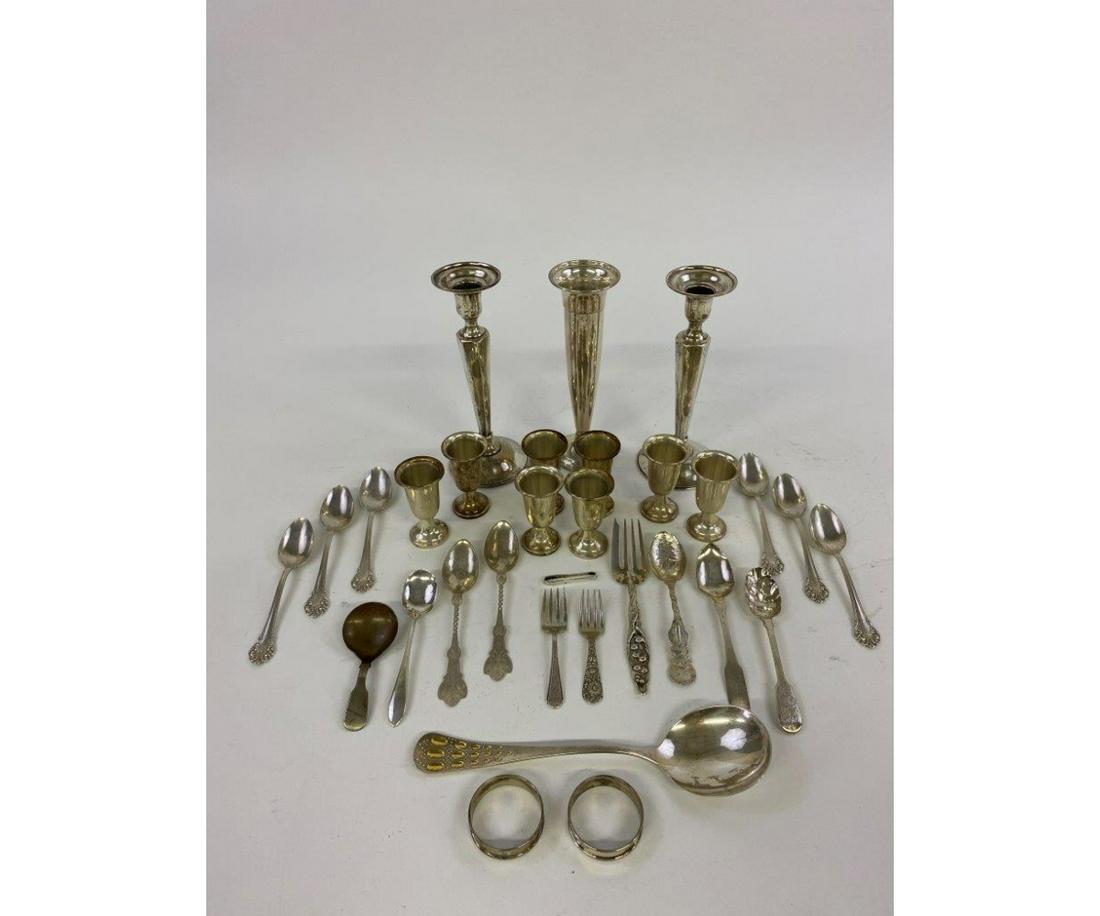 Sterling and Weighted Sterling Tableware (1 of 2)