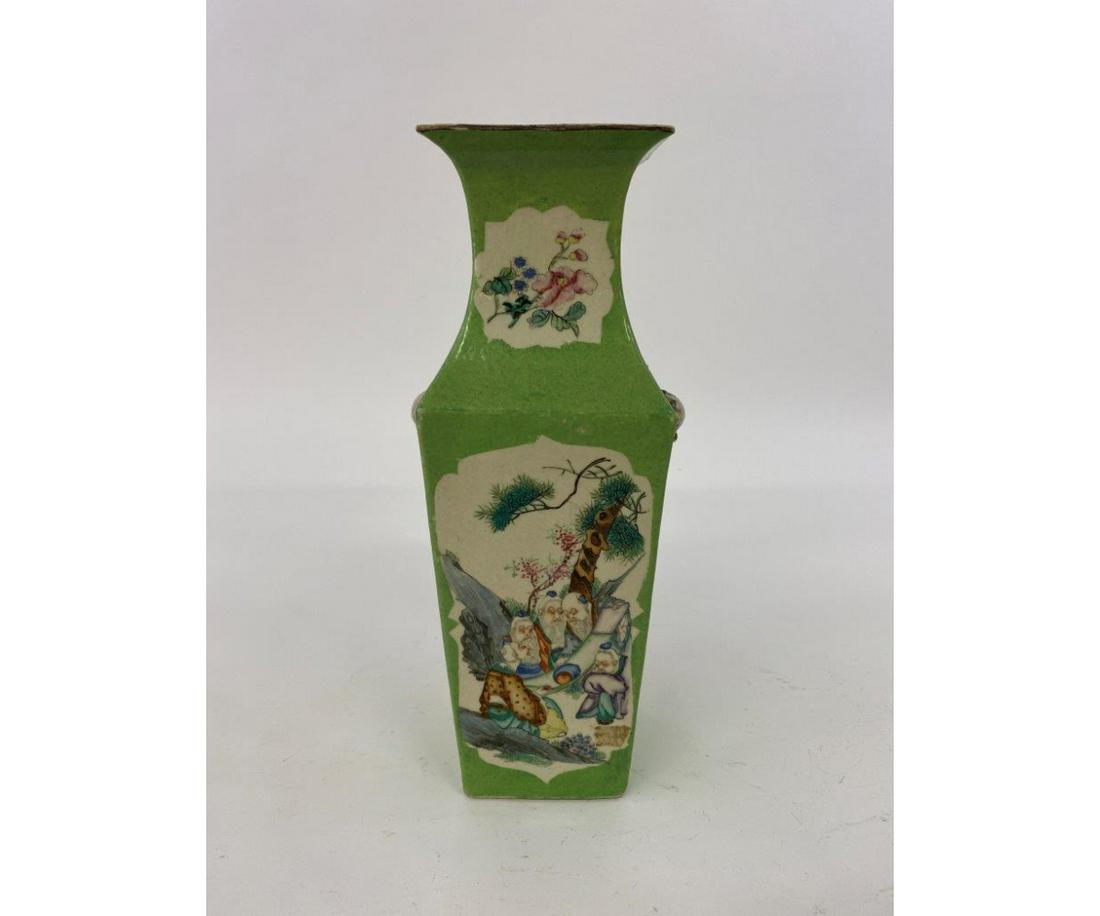 Chinese Green Porcelain Vase (1 of 7)