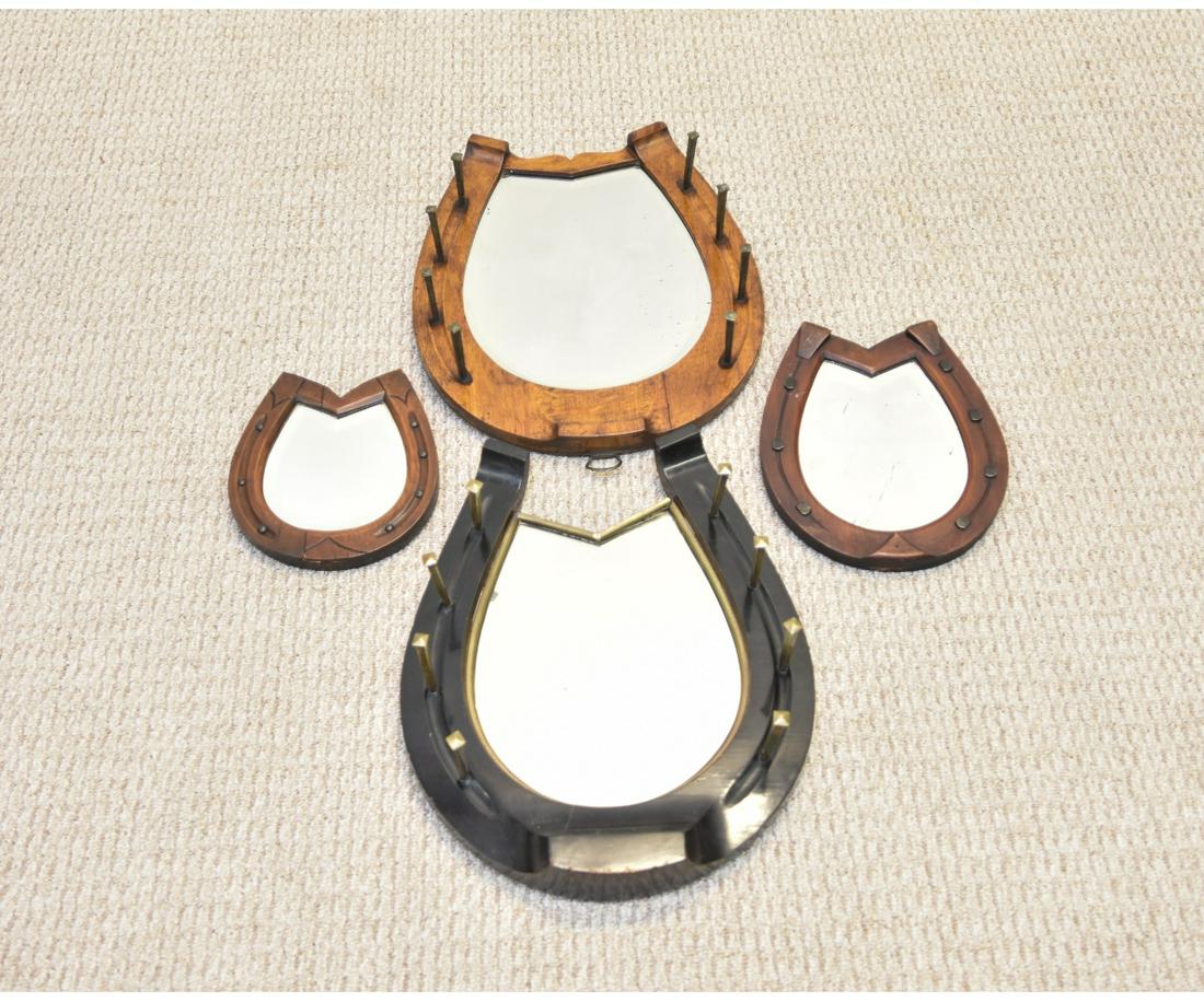 Two Horseshoe Stable Mirrors etc. (1 of 3)