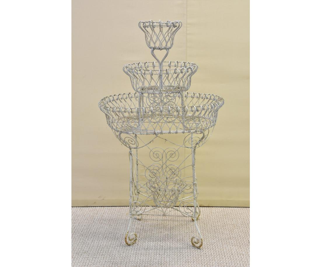 Victorian Style Wire Planter (1 of 1)