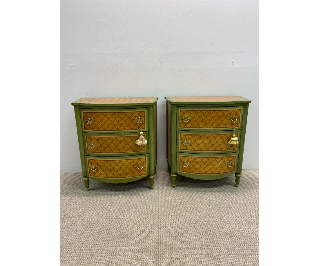 Pair of Paint Decorated Chests (1 of 12)