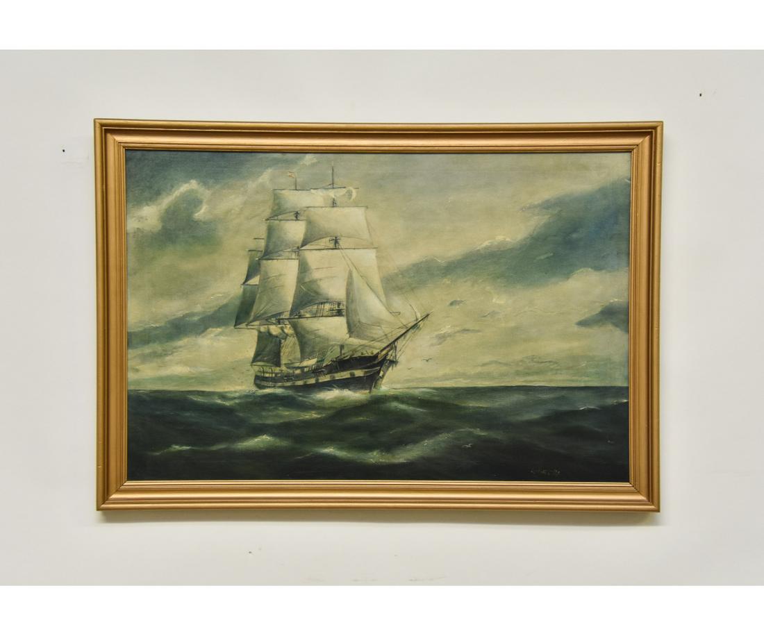 Captain Bayard Foulke Oil on Canvas (1 of 4)