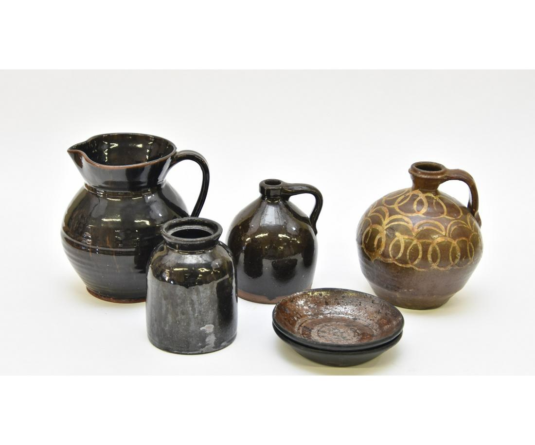 Redware Pitcher etc. (1 of 5)