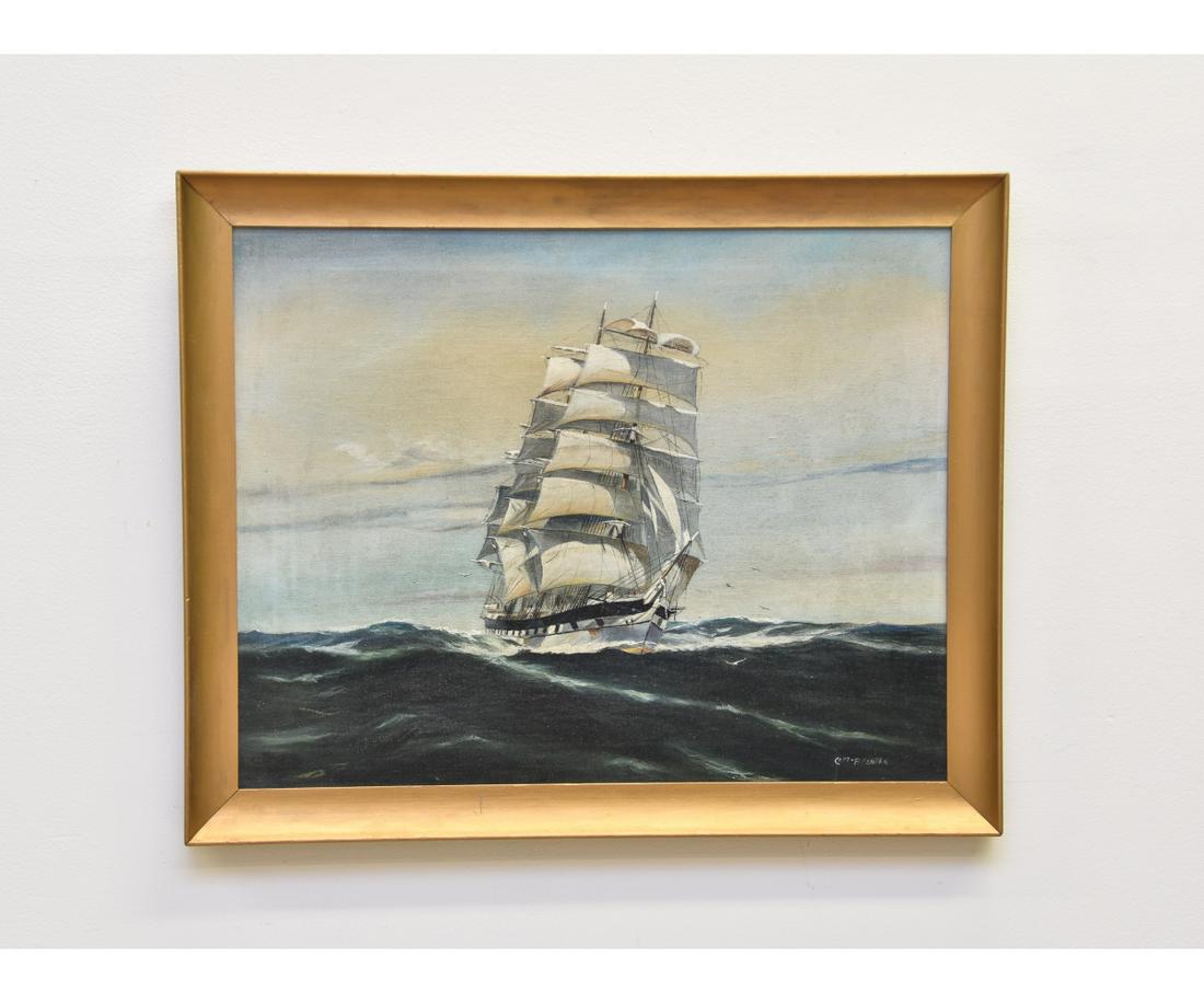 Captain Bayard Foulke Oil on Canvas (1 of 5)