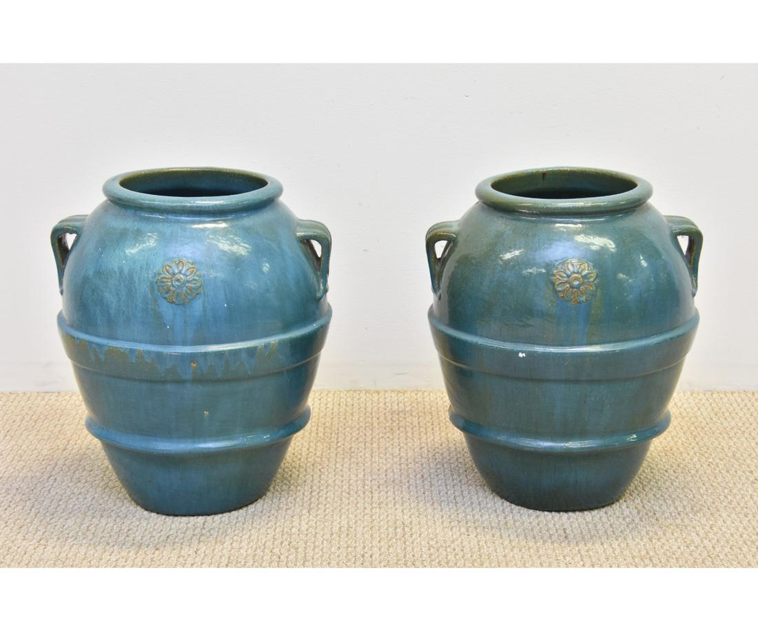 Pair of Signed Galloway Pottery (1 of 6)