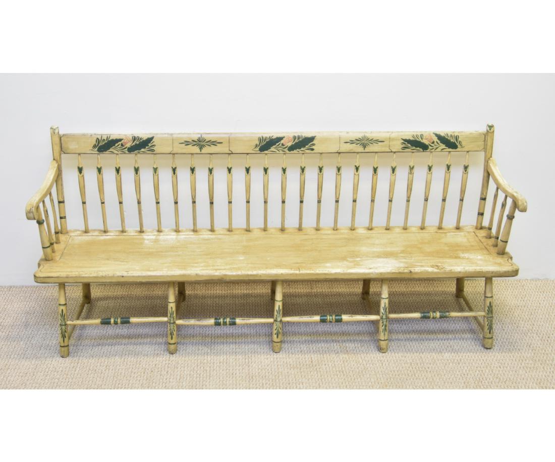 Pennsylvania Arrow Back Settee (1 of 6)