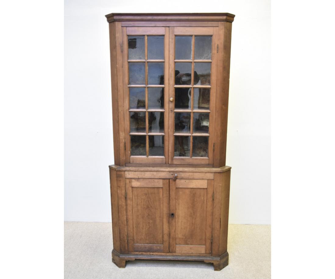 Pennsylvania Cherry Corner Cupboard (1 of 7)