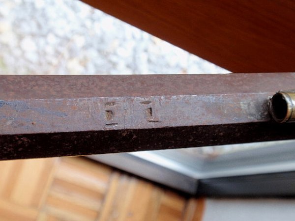Percussion long rifle, the lock signed “Dunlap Jr, - 7