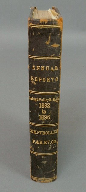 Book- Lehigh Valley Rail Road Co.- Annual reports