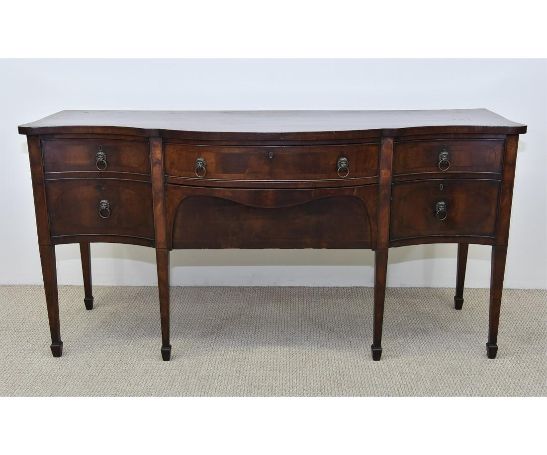Georgian Mahogany  Inlaid Sideboard (1 of 11)